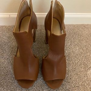 Michael Kors chunky heeled booties